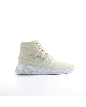 Supra Jagati White Synthetic Mens Hi Top Lace Up Trainers 05665 047