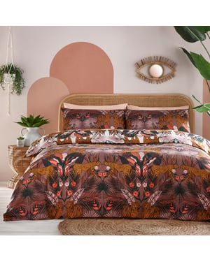furn. Kaihalulu Jungle Reversible Duvet Cover Set
