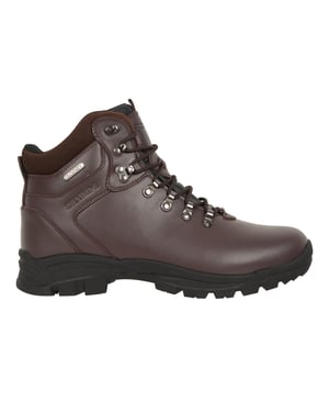 Mountain Warehouse Mens Latitude II Extreme Läder Vattentäta Vandringskängor (Brun)