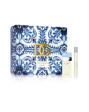 D&G LIGHT BLUE 25ML EDT + 10ML GIFT SET