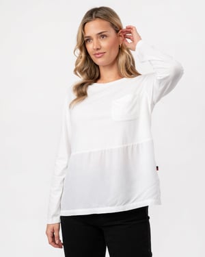 Woolrich Fluid Jersey LS Womens Tee