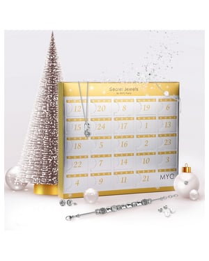 MYC Adventskalender - silverfärgad