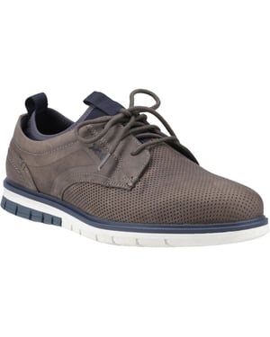 Pod Murphy Leather Men's Grey Lace-Up Shoes