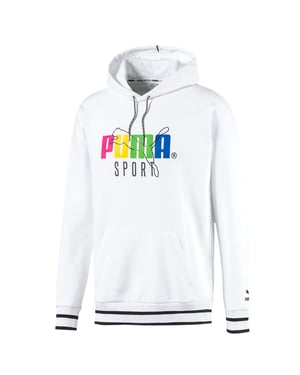 Puma TFS Long Sleeve Pullover White Mens Hoodie 597340 02
