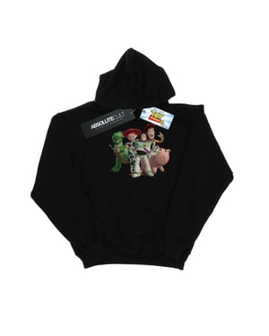 Disney Jongens Toy Story 4 Groep Hoodie (Zwart)