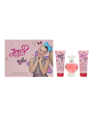 JoJo Siwa Be You Eau de Parfum 3 Pieces Gift Set : Eau de Parfum 100ml - Body Wash 100ml- Body Lotion 100ml