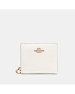 Refined Pebbled Leather Snap Wallet