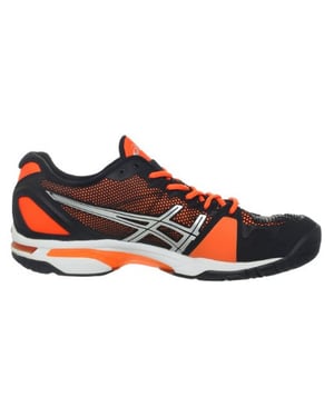 Asics Gel-Solution Mens Black Trainers