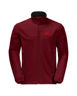 Jack Wolfskin Crestview heren rood jack