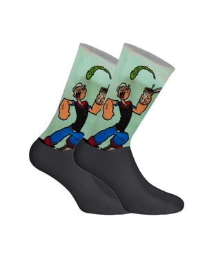 Unisex Elastic Printed Long Socks