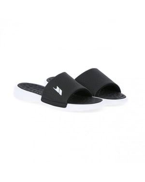 Trespass Herenslippers Gedempte sandaal (Zwart / Wit)