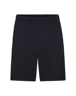Fruit Of The Loom Heren lichtgewicht Casual Fleece Kortebroek (240 GSM) (Zwart)