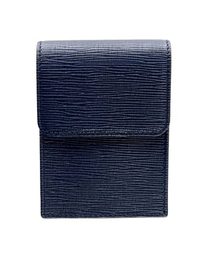 Hackett London Mens Mayfair Curzon Card Holder in Navy