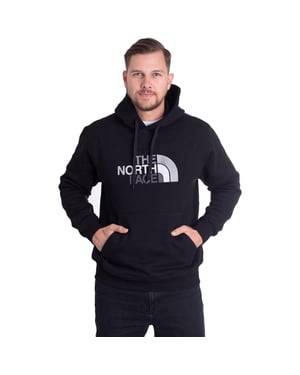 The North Face Heren Drew Peak Embroidery Overhead Hoodie Zwart