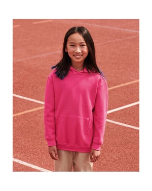 Fruit Of The Loom Kids Unisex Classic 80/20 Hoodie (Paars)