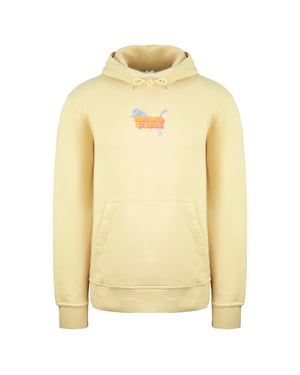 Puma x Kidsuper Studios Long Sleeve Honey Peach Mens Graphic Hoodie 598463 12