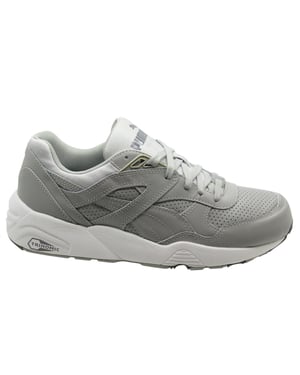 Puma Trinomic R698 Core Leather Herrar Träningsskor Löparskor Grå 360601 03 X45B