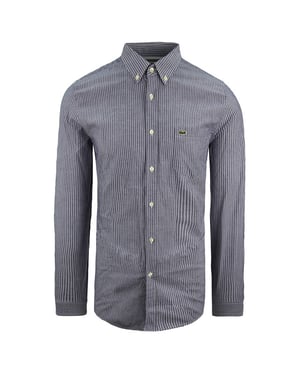 Lacoste Oxford Regular Fit Blå skjorta för herrar