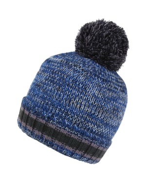 Regatta Boys Davin IV Knitted Fleece Lined Bobble Beanie Hat