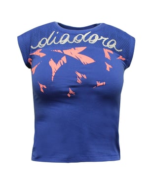Diadora Graphic Kids blå t-shirt