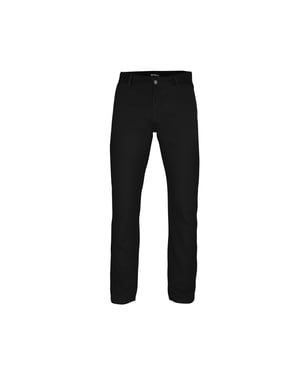 Asquith & Fox Heren Klassieke Casual Chinos/Trousels (Zwart)