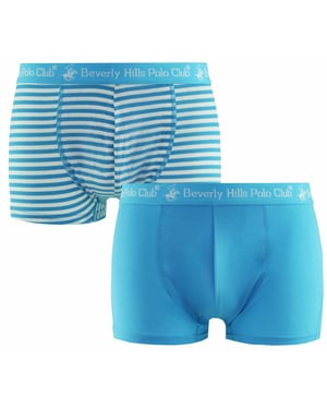 Beverly Hills Polo Club Mens 2-Pack Trunks