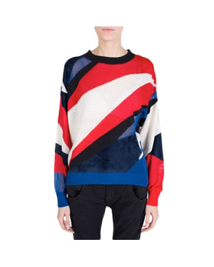 DIESEL M BLANCA 0CANZ Womens Sweater Pullover Tops