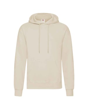 Fruit of the Loom Unisex Classic Hoodie för vuxna (Naturligt)