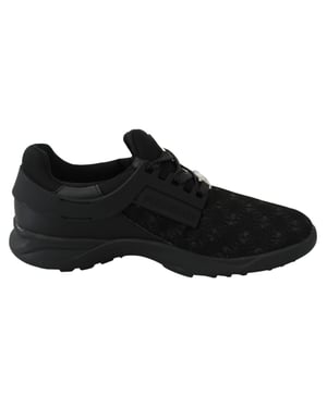 Plein Sport Women's Black Polyester Runner Beth Sneakers Shoes