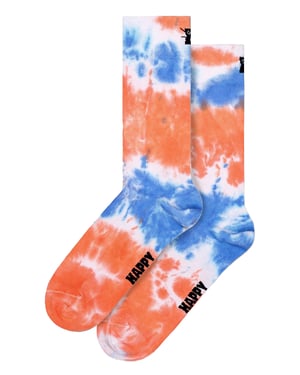 Nieuwigheid Tie Dye Sokken | Happy Socks | Ademend Multikleurige Grappige Draag Sokken | Cadeausokken - Perzik
