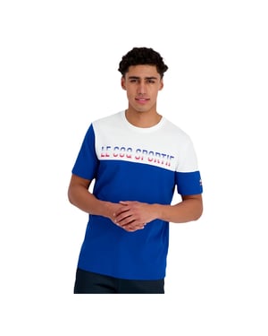 Le Coq Sportif Tricolor T-shirt voor heren