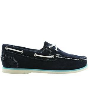Timberland Earthkeepers EK Classic Womens Boat Shoes Navy Blue Suede 8223A B78D