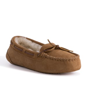 Aus Wooli Australia Womens Stylish Sheepskin Lace Moccasin