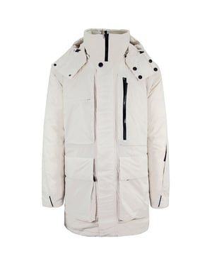 Jack Wolfskin Tech Lab heren Parka jas wit