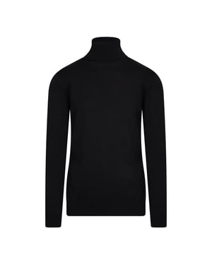 Cappuccino Italia Tröjor Turtleneck Svart