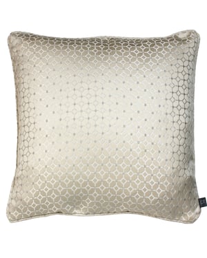 Prestigious Textiles Frame Embroidered Geometric Piped Reversible Cushion Cover