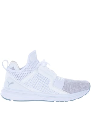 Puma Ignite Limitless Knit White Lace Up Slip On Running Trainers - Mens