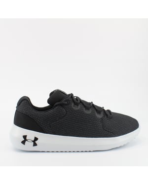 Under Armour Ripple 2.0 NM1 Black Textile Mens Lace Up Trainers 3022046 002