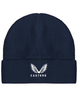 Castore Logo Stock Kids Dark Navy Beanie