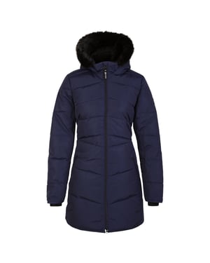 Dare 2B Womens/Ladies Striking III Long Length Padded Jacket (Peacoat)