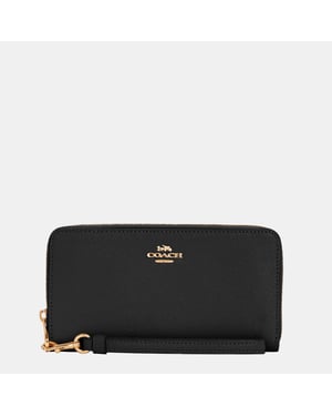 Crossgrain Long Zip Around Wallet
