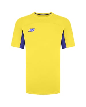 New Balance Jersey Mens Yellow T-Shirt