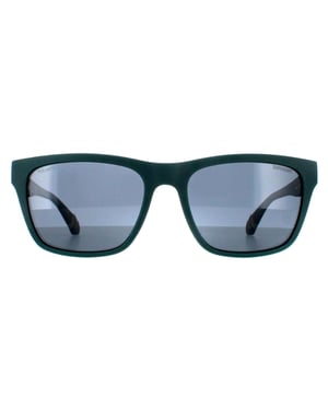 Superdry Rectangle Mens Green Grey Polarized 5009