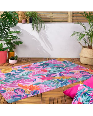 furn. Psychedelic Jungle Printed Outdoor Rug, 120 x 170 cm