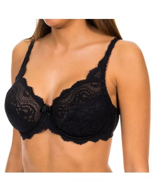 Underwired non-padded lace bra 05832 woman