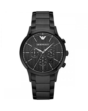 Emporio Armani AR2485 Men's Black Metal Watch