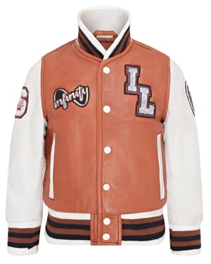 Letterman leren Varsity College bomberjack voor kinderen