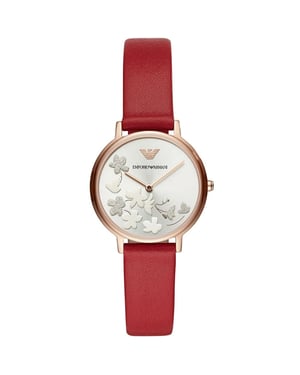 Emporio Armani AR11114 Rose Gouden Kast Dames Horloge