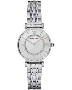 Emporio Armani Gianni T-bar Women's Silver Watch AR1908