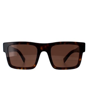 Prada Rectangle Mens Tortoise Dark Brown PR19WS